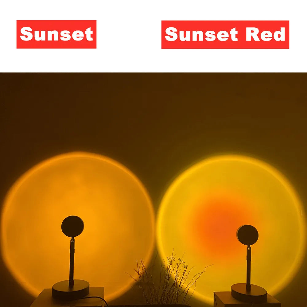 Lámpara proyector RGB atardecer